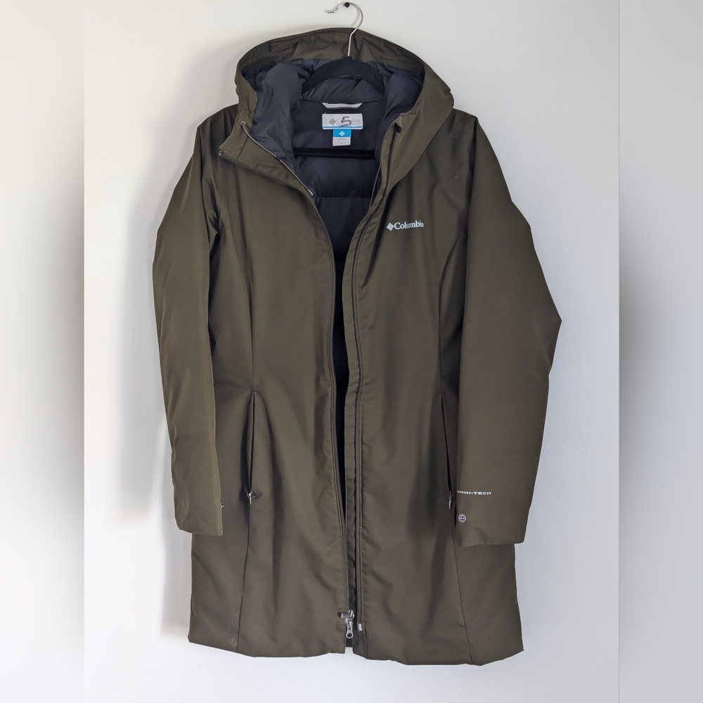 Columbia Olive Green Hooded Jacket